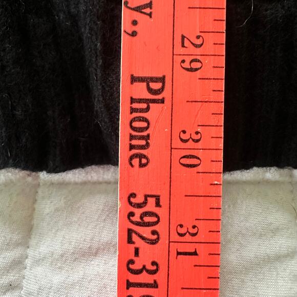 Ralph Lauren LRL Jacket Womens Medium Black Hooded Cardigan Wool Blend Toggles - Picture 8 of 8